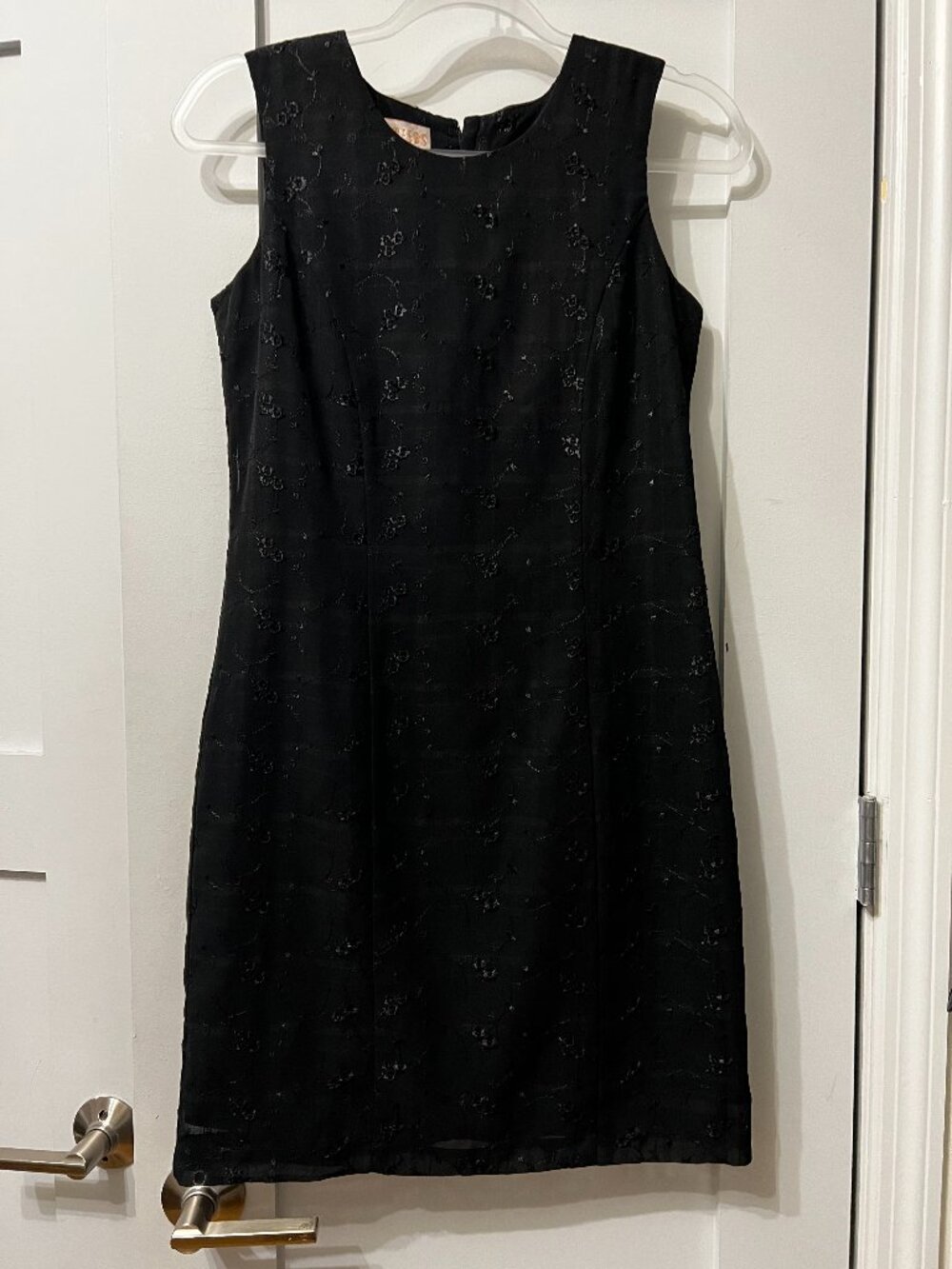 Vintage Y2K Embroidered Sheath Dress